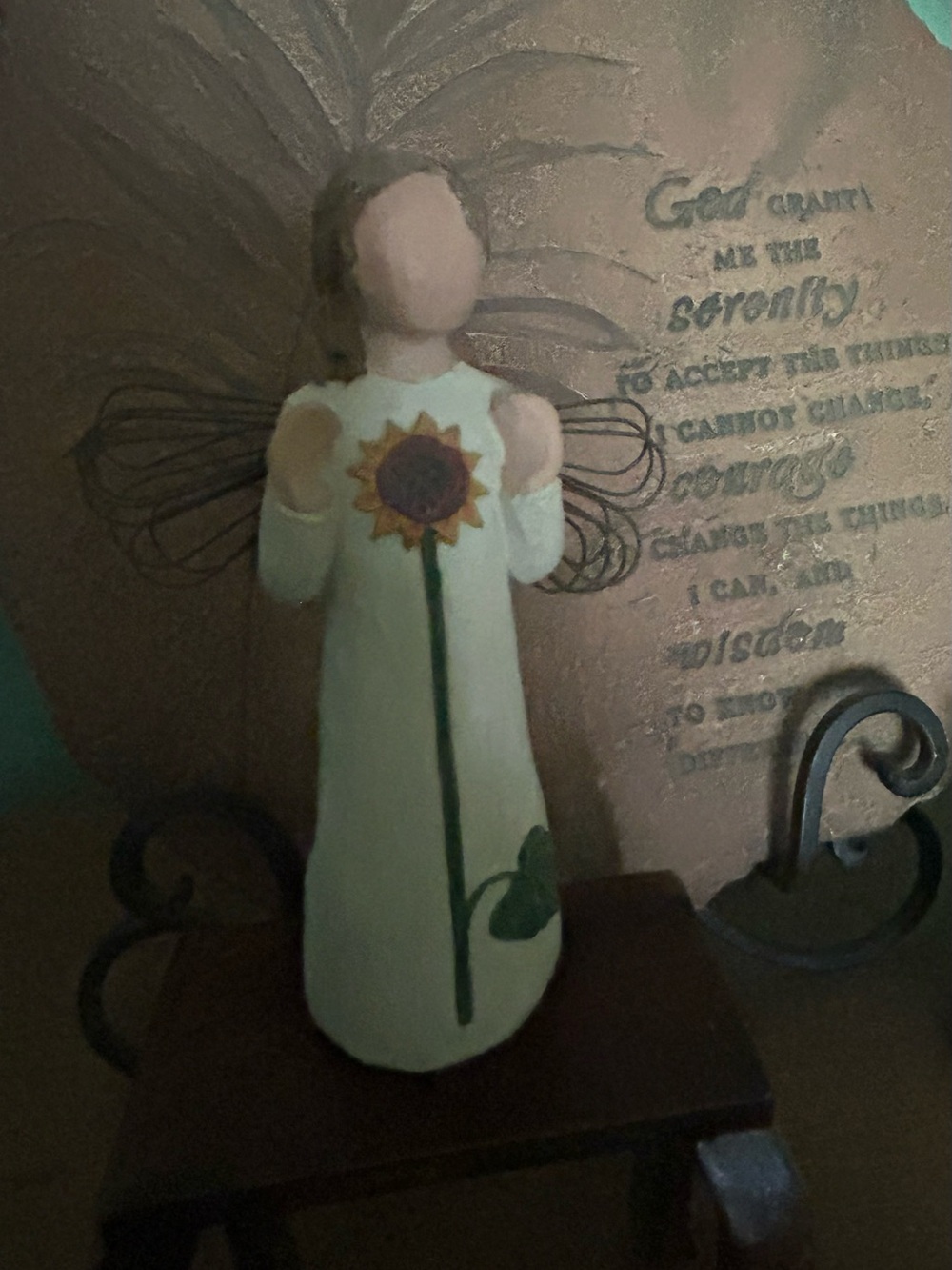 Willow Tree  Sunflower Angel of summer Figurine
